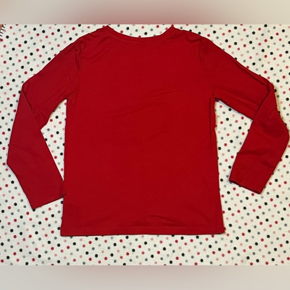 Sz Lrg 10/12 Red “Cookie Crew” Kids Shirt long sleeve - Picture 5 of 5